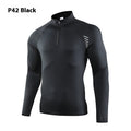 Half Zipper Workout Outdoor Running Quick-drying Clothes