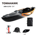 Aqua Marina TOMAHAWK AIR-K 12'4" Inflatable High Pressure Speed Kayak / Canoe