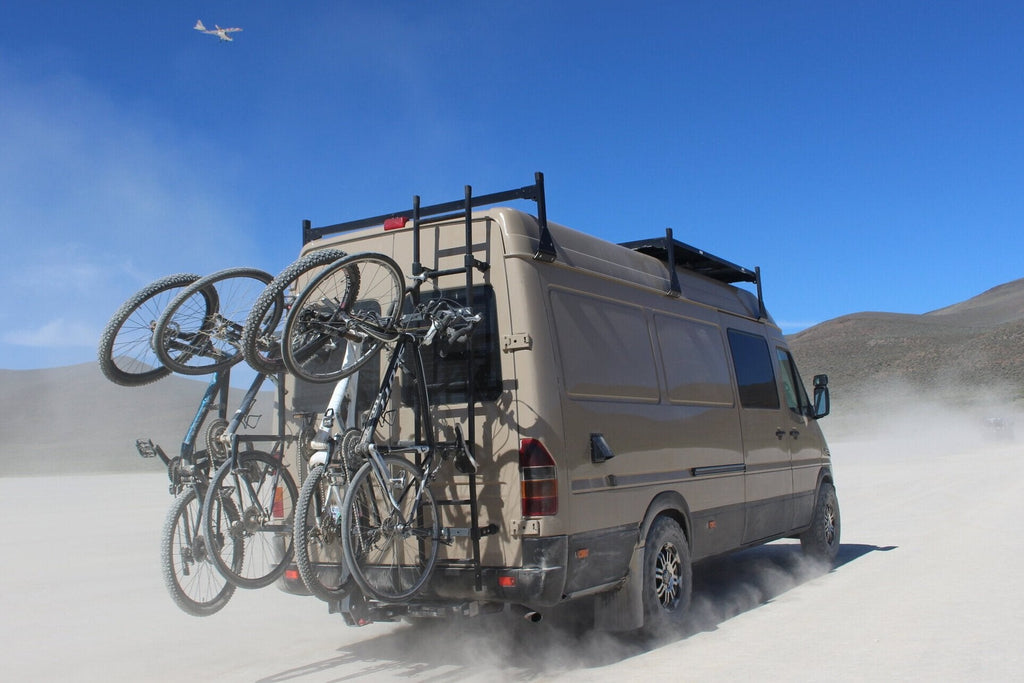 Lolo Racks 6 bike rack for 2" hitch with standard pull pin tilting