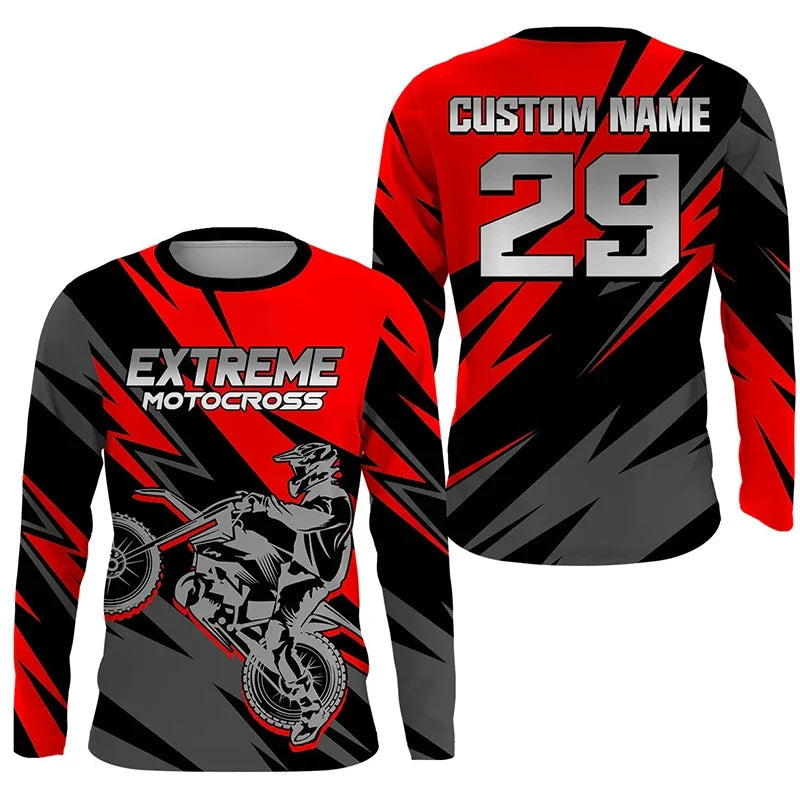Men's Sportswear Mountain Enduro Bike Clothing Bicycle Moto Downhill T-shirt Hpit Fox Women Men Cycling Jersey MTB Shirts BMX