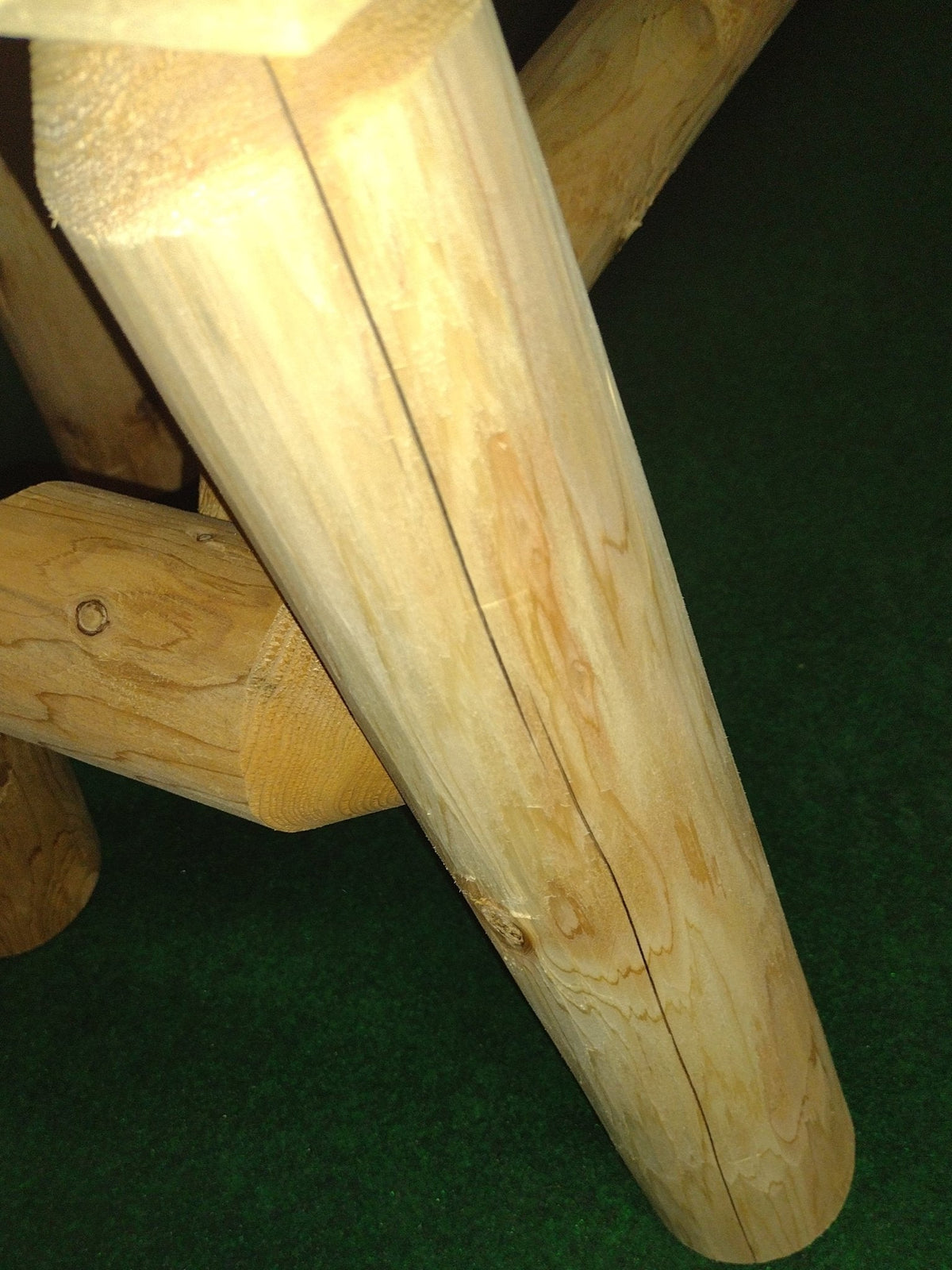 Handmade Rustic Outdoor Picnic Table
