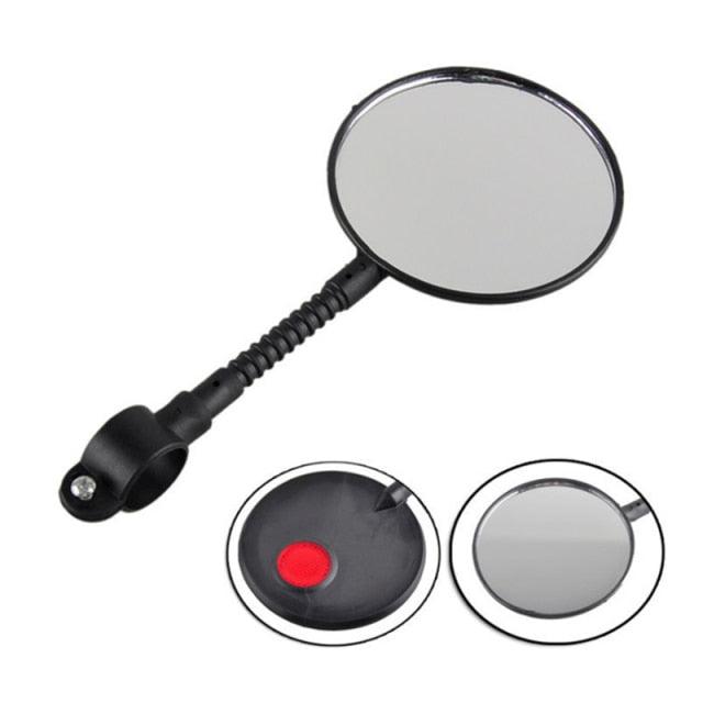 High Quality Adjusting Bike Rear Mirrors Rotation Bicycle Rearview Mirrors Suitable For Mountain Road Bike Handlebar Adjustable Rotatable Bicycle Rear View Glass Mirror HD Mirror Suitable For Many Types Of Bicycles