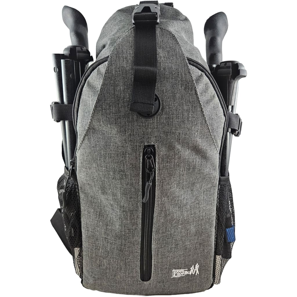 Motivator Swift Connect Travel Poles for Balance and Rehab - Patented Stability Grips - Lightweight, Adjustable and Collapsible includes Detachable Feet and Travel Bag